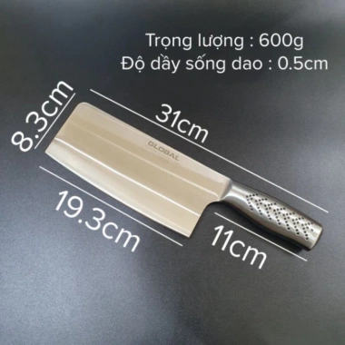 Dao Chặt, Dao Thái, Dao Gọt Nhật Bản - Thép Cromova18, Độ Bền Tuyệt Đối, Giá 115.500₫