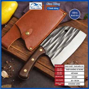 Dao chặt xương đa năng siêu sắc không gỉ - Bao da tặng kèm - Chỉ 159.000 VND 10 Dao chặt xương đa năng siêu sắc không gỉ - Bao da tặng kèm - Chỉ 159.000 VND 10