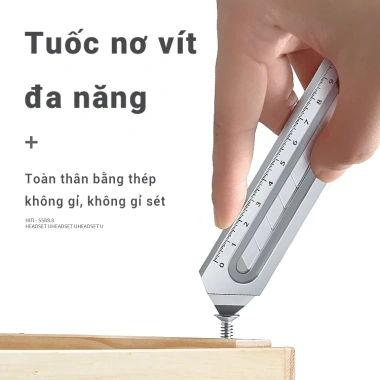 Dao đa năng ConicalHat thép không gỉ 6 trong 1 - lưỡi cắt giấy 18mm, tiện lợi cho văn phòng và học sinh, chỉ 180.000₫ 9