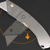 Dao gấp inox thép không rỉ, chống rỉ sét, hỗ trợ rọc giấy - Bền đẹp, thích hợp đi phượt, giảm còn 99.000đ 2