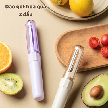 Dao gọt hoa quả hai đầu 2 trong 1 Tomito – Nạo và cắt gọn, tiện lợi, giá 60.000 2
