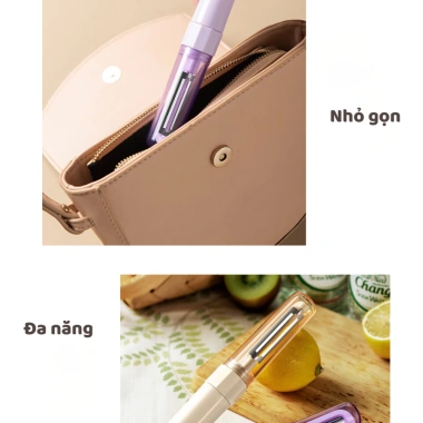 Dao gọt hoa quả hai đầu 2 trong 1 Tomito – Nạo và cắt gọn, tiện lợi, giá 60.000 7