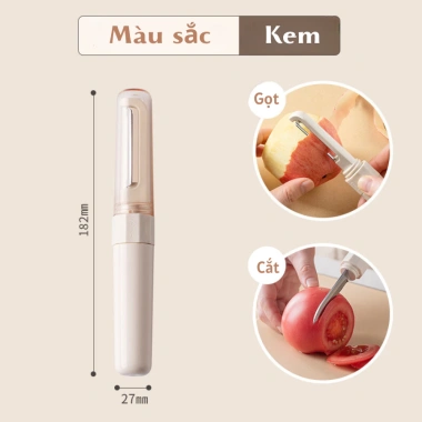 Dao gọt hoa quả hai đầu 2 trong 1 Tomito – Nạo và cắt gọn, tiện lợi, giá 60.000 10