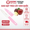 Dao gọt trái cây Hàn Quốc GGomi GG351P - Lưỡi siêu sắc, bao ABS, tiện du lịch, chỉ 55.000₫