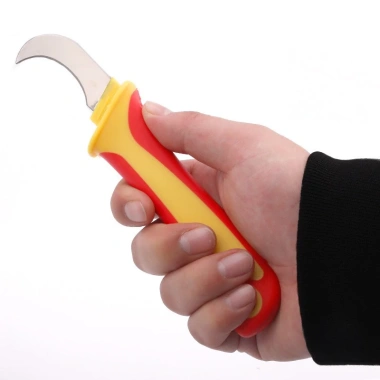 Dao gọt vỏ dây điện đa năng TUOSEN - Tay cầm cao su đỏ vàng, 49.800₫ (giá gốc 61.752₫) 10