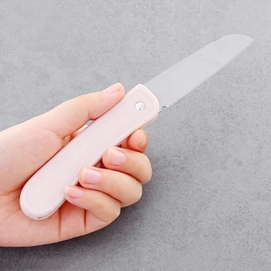 Dao Gọt Vỏ Trái Cây Gập Lưỡi Thép R4 - Cắt Hoa Quả Du Lịch Tiện Dụng, Giá 11.200₫ Giảm Giá 5