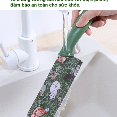 Dao kháng khuẩn họa tiết - bộ đa năng cắt rau, thái thịt, làm bếp, chỉ 40.000đ 8