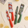 Dao kháng khuẩn họa tiết - bộ đa năng cắt rau, thái thịt, làm bếp, chỉ 40.000đ 9
