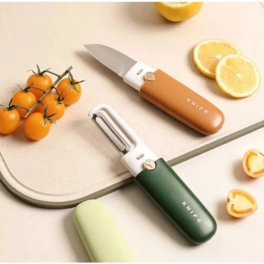 Dao Mini Cắt Gọt 2 Đầu Nắp Đậy - An Toàn, Tiện Lợi cho Du Lịch - Giá 38.400 VND 6