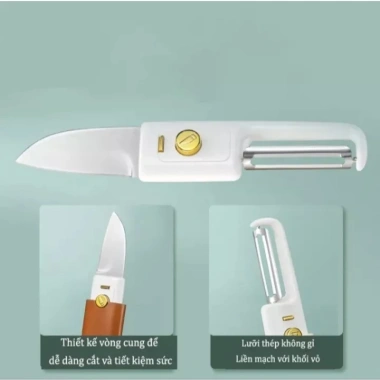 Dao Mini Cắt Gọt 2 Đầu Nắp Đậy - An Toàn, Tiện Lợi cho Du Lịch - Giá 38.400 VND 9