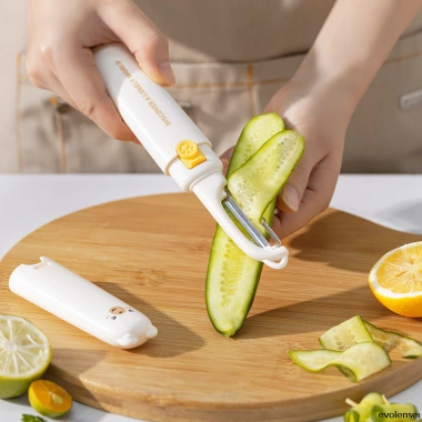 Dao Mini cắt gọt 2 đầu nắp đậy du lịch an toàn tiện lợi chỉ 47.380₫ 6