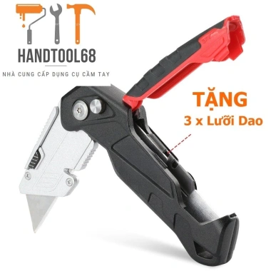 Dao Rọc Cáp Đa Năng - Gấp Gọn, Lưỡi Siêu Sắc, Thay Lưỡi Nhanh, Gia 17.000 VND 2