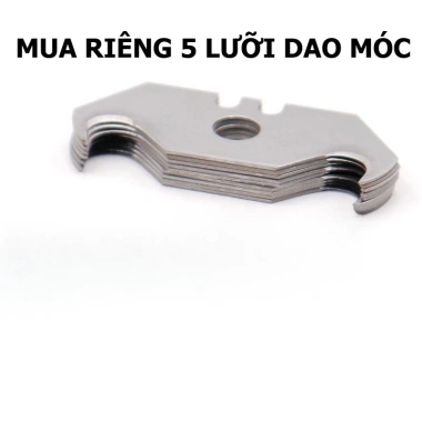 Dao Rọc Cáp Đa Năng - Gấp Gọn, Lưỡi Siêu Sắc, Thay Lưỡi Nhanh, Gia 17.000 VND 10
