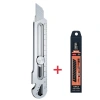 Dao rọc giấy đa năng 18mm Thép không gỉ inox Cắt dọc cắt ngang giá 70.000₫ 7