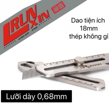Dao rọc giấy Jtech Tool đa chức năng 18mm thép không gỉ - Giảm 22% còn 74.000₫ 4
