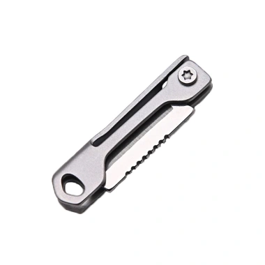 Dao rọc giấy rạch thùng gắn móc khóa thép không gỉ gấp gọn tiện dụng 75.000đ 5