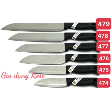 Dao Thái Lan KIWI cao cấp cán đen ĐỦ SIZE: Siêu sắc bén, tiện lợi, LOẠI 1