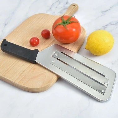 Dao thái lát đa năng thép không gỉ - Bào, thái mỏng, cạo vảy cá, chỉ 29.990₫ 5 Dao thái lát đa năng thép không gỉ - Bào, thái mỏng, cạo vảy cá, chỉ 29.990₫ 5