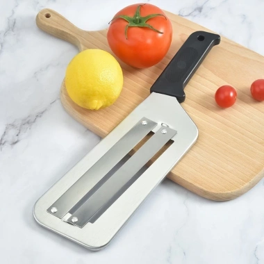 Dao thái lát đa năng thép không gỉ - Bào, thái mỏng, cạo vảy cá, chỉ 29.990₫ 6 Dao thái lát đa năng thép không gỉ - Bào, thái mỏng, cạo vảy cá, chỉ 29.990₫ 6