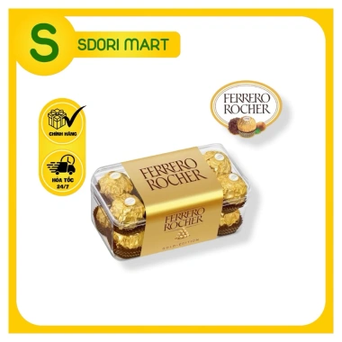 Date mới Kẹo socola Ferrero Rocher Đức 16-30 viên - Giá từ 327.600 giảm còn 252.000 VNĐ