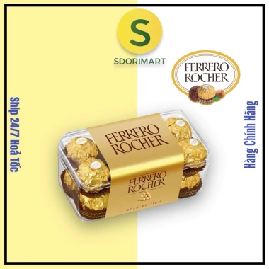 Date mới Kẹo socola Ferrero Rocher Đức 16-30 viên - Giá từ 327.600 giảm còn 252.000 VNĐ