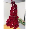 Đầu bông hoa đào nhung ánh kim 2 lớp cánh hottrend - Trang trí Tết siêu xinh, giá chỉ 160.000đ 6