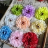Đầu bông mẫu đơn lụa size đại 12cm - Trang trí giỏ quà Tết, giá ưu đãi 15.000 VND 3