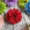 Đầu bông mẫu đơn lụa size đại 12cm - Trang trí giỏ quà Tết, giá ưu đãi 15.000 VND 6