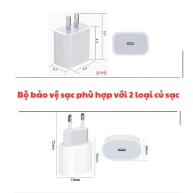 Dấu chân dây ngọc CHATOGA - Bảo vệ cáp sạc iPhone PD18/20W, giảm giá 9.000₫