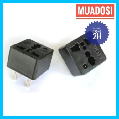 Đầu chuyển đổi ổ cắm điện 3 chấu sang 2 chấu Lioa, giá chỉ 34.800đ – khuyến mãi