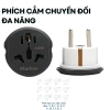 Đầu chuyển đổi phích cắm điện 3 chân sang 2 chân EU - Lõi đồng cao cấp, không gỉ, giá 19.600₫ 4