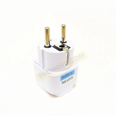 Đầu chuyển đổi phích cắm điện 3 chấu sang 2 chấu - Chân cắm châu Âu nhập khẩu, giá chỉ 52.000 VND 4