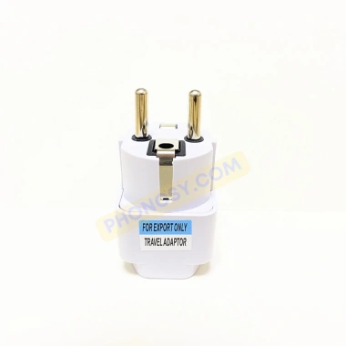 Đầu chuyển đổi phích cắm điện 3 chấu sang 2 chấu - Chân cắm châu Âu nhập khẩu, giá chỉ 52.000 VND 5