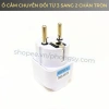 Đầu chuyển đổi phích cắm điện 3 chấu sang 2 chấu - Chân cắm châu Âu nhập khẩu, giá chỉ 52.000 VND 9