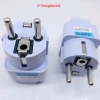 Đầu chuyển đổi phích cắm điện 3 chấu sang 2 chấu châu Âu - Tongkhosi2, giá chỉ 12.650 VND 2