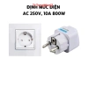 Đầu chuyển đổi phích cắm điện 3 chấu sang 2 chấu châu Âu - Tongkhosi2, giá chỉ 12.650 VND 9