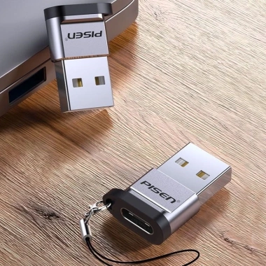Đấu chuyển đổi USB2.0 sang Type-C Pisen - Giá 150.000, tốc độ ổn định, chính hãng 4