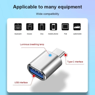 Đầu chuyển USB 3.0 sang Type C OTG Kết nối chuột, bàn phím, tay cầm, sạc, giá 22.000₫ 9