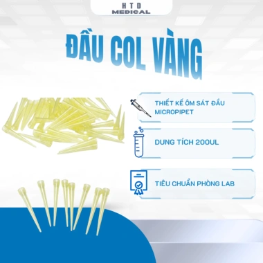 Đầu col vàng không khía túi 1.000 cái - Giá chỉ 63.000đ, chất lượng cao, dễ dùng