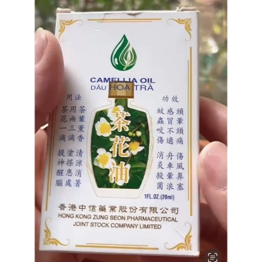 Dầu gió Hoa trà Camellia Oil 20ml - Thơm quyến rũ, thông mũi, giảm say, chỉ 98.000₫ 2