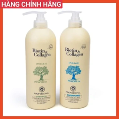 Dầu Gội Xả Biotin Collagen 1.000ml Hàng Chính Hãng - Giảm Giá Sốc 59.000₫