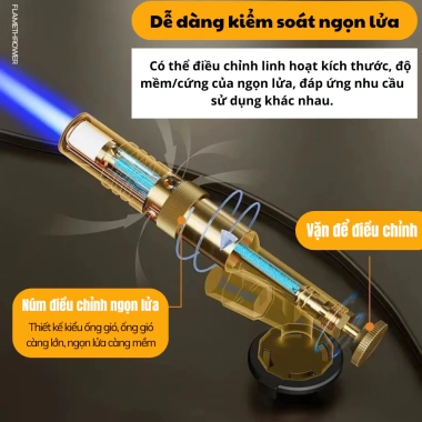 Đầu khò gas mini đồng chịu nhiệt 1.200°C – Gắn bình tiện lợi, đa năng cho bếp, hàn và mồi than BBQ, giá ưu đãi 48k 7