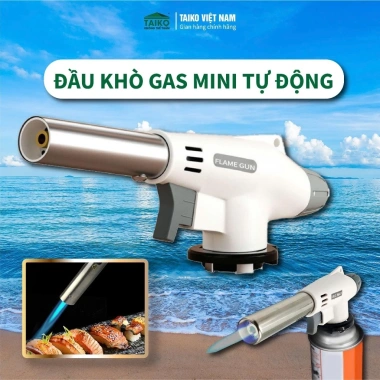 Đầu Khò Gas Mini Tự Động Durax - Mồi Lửa Nhanh, Đầu Nhôm Cao Cấp, Bảo Hành 12 Tháng Giá Chỉ 28.223 VND 2