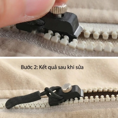 Đầu Khóa Kéo Thay Thế Nhanh - Zipper Đa Dụng cho Túi Xách, Vali, Áo Jacket, Giá 22.500₫