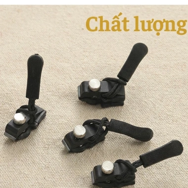 Đầu Khóa Kéo Thay Thế Nhanh - Zipper Đa Dụng cho Túi Xách, Vali, Áo Jacket, Giá 22.500₫