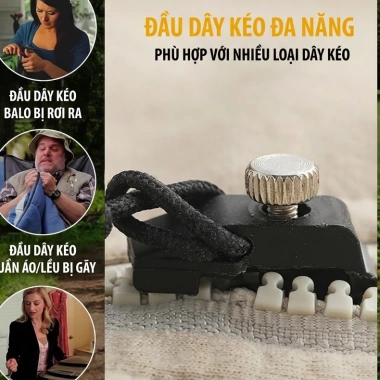 Đầu Khóa Kéo Thay Thế Nhanh - Zipper Đa Dụng cho Túi Xách, Vali, Áo Jacket, Giá 22.500₫