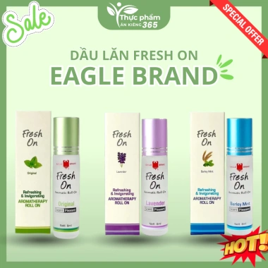 Dầu Lăn Con Ó Eagle 8ml - Căng Thẳng, Chống Chóng Mặt, Ngăn Say Tàu Xe, Giá 40.000₫