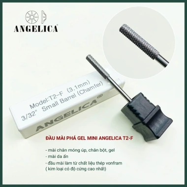 Đầu Mài ANGELICA Chất Liệu Kim Loại An Toàn - Nhặt Da, Mài Da, Mài Khoé, Phá Gel Bột, Giá 99.999 VND 6