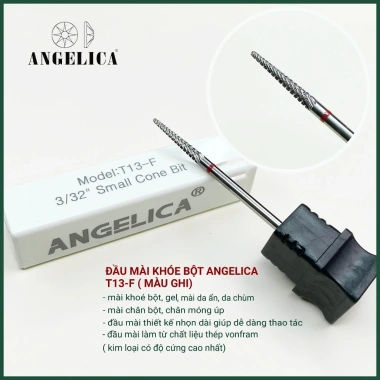 Đầu Mài ANGELICA Chất Liệu Kim Loại An Toàn - Nhặt Da, Mài Da, Mài Khoé, Phá Gel Bột, Giá 99.999 VND 7