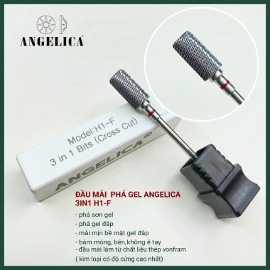 Đầu Mài ANGELICA Chất Liệu Kim Loại An Toàn - Nhặt Da, Mài Da, Mài Khoé, Phá Gel Bột, Giá 99.999 VND 8